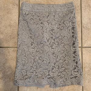 Banana Republic lace pencil skirt